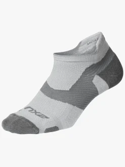 2XU Vectr Merino Light Cushion No Show Strømper, Grå